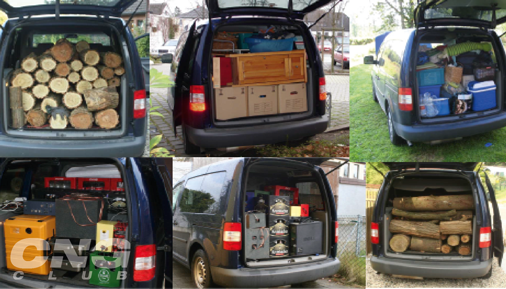 Caddy Kofferraum
