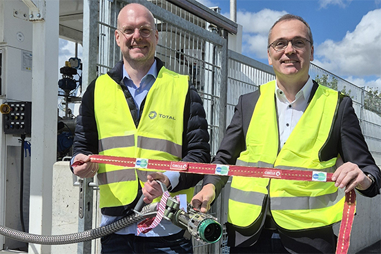 Eröffnung LNG-Tankstelle Biebelried