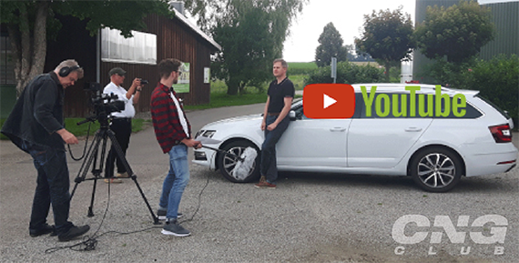 CNG-Club Youtube-Team im EInsatz